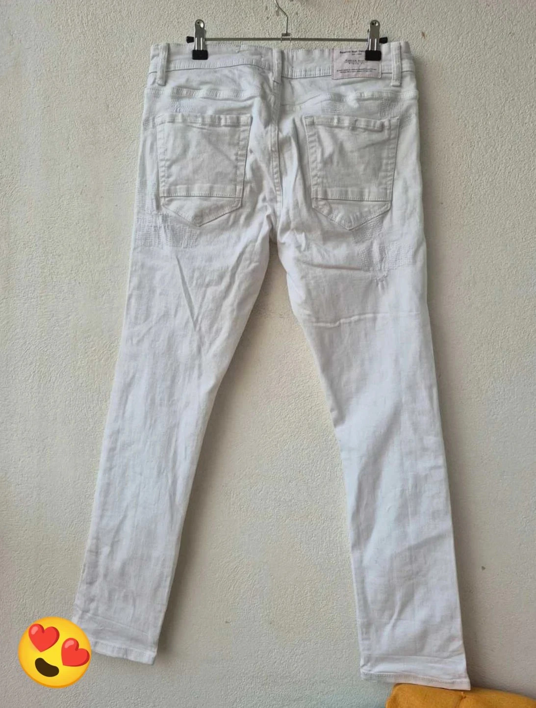Jean skinny fit blanco liso – photo 6